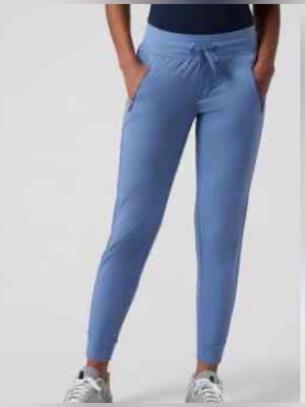 Athleta Trekkie North Jogger Pants Women’s 12 Tall Blue Stretch Travel Hiking